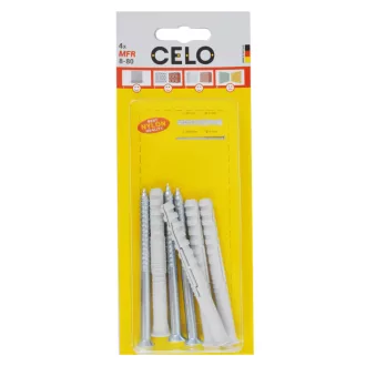  Celo 5880MFRST4 BLISZTER - MÜANYAG DÜBEL MFR 8-80 SB TX 4db/cs