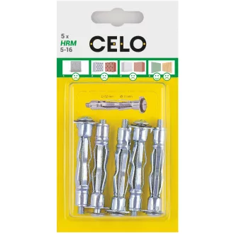   Celo 5516HRMRH4 BLISZTER-HRM ROPPANTÓS FÉM GIPSZKARTON DÜBEL 5-16 RH 4db/cs