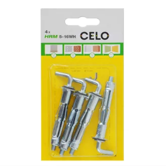   Celo 5532HRMWH4 BLISZTER-HRM ROPPANTÓS FÉM GIPSZKARTON DÜBEL 5-32 WH 4db/cs