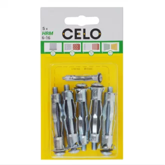   Celo 5616HRM5 BLISZTER-HRM ROPPANTÓS FÉM GIPSZKARTON DÜBEL 6-16 5db/cs