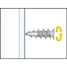 Celo 537GKDZSZ6 BLISZTER - MŰANYAG ÖNFÚRÓ GIPSZKARTON TIPLI+4,5x35,6 CSAVAR - 6db 6db/cs