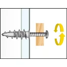 Celo 537GKDZSZ6 BLISZTER - MŰANYAG ÖNFÚRÓ GIPSZKARTON TIPLI+4,5x35,6 CSAVAR - 6db 6db/cs