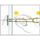 Celo 58BTK2 BLISZTER - BTL NAGY TEHERBÍRÁSÚ T ELEM GIPSZKARTONHOZ+M8x60 METRIKUS CSAVAR 2db/cs
