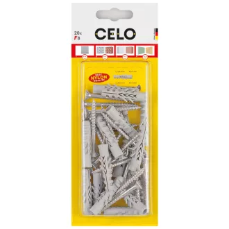   Celo 58NFRH5 BLISZTER - NF 8 SZÁRNYAS DŰBEL+5,4x80 KÖRKAMPÓS CSAVAR - 5db 5db/cs