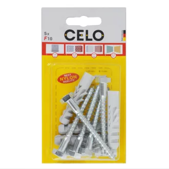   Celo 510NFK5 BLISZTER - NF 10 SZÁRNYAS DŰBEL+7x65 HATLF CSAVAR - 5db 5db/cs