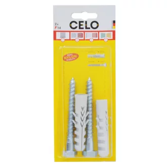   Celo 514NFK2 BLISZTER - NF 12 SZÁRNYAS DŰBEL+10x90 HATLF CSAVAR - 2db 2db/cs