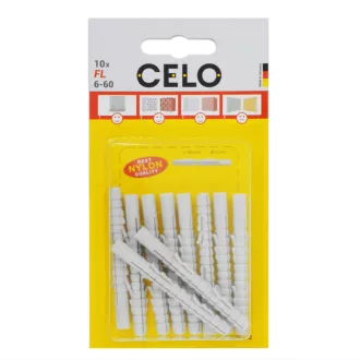   Celo 5660FL10 BLISZTER - FL EXTRA HOSSZÚ MŰANYAG DŰBEL 6x60 - 10db 10db/cs