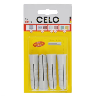   Celo 510GB4 BLISZTER - GB YTONG VAGY GÁZBETON DŰBEL 10, 4DB 4db/cs