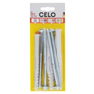   Celo 510115MFRSB4 BLISZTER - MÜANYAG DÜBEL MFR 10-115 SB SSKS 4db/cs
