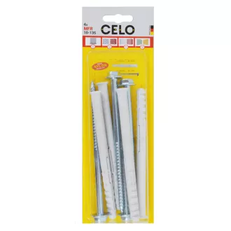   Celo 510135MFRSB4 BLISZTER - MÜANYAG DÜBEL MFR 10-135 SB SSKS 4db/cs