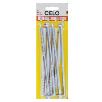   Celo 510160MFRSB4 BLISZTER - MÜANYAG DÜBEL MFR 10-160 SB SSKS 4db/cs