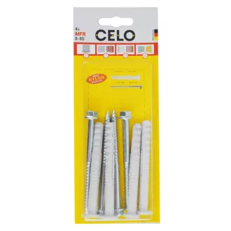   Celo 5880MFRFB4 BLISZTER - MÜANYAG DÜBEL MFR 8-80 FB SSKS 4db/cs