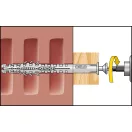 Celo 510100HBRST5 BLISZTER - MÜANYAG DÜBEL HBR 10x100+SÜLLY, FEJÜ CSAVAR 7,0x105 5db/cs