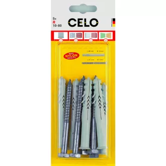   Celo 510115SK5 BLISZTER - MÜANYAG DÜBEL CSVARRAL R 10-115 SKS 5db/cs