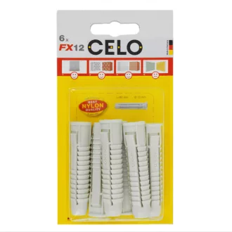   Celo 512FX6 BLISZTER - FX 12 UNIVERZÁLIS NYLON DŰBEL - 6db 6db/cs