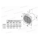 VENTS 150DT Ventilátor +időzítő 24W 292 m3/óra