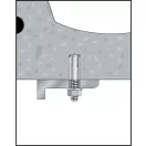 Celo 9825SAPK FUNKCIÓTARTÓ BEÜTŐS ACÉLDÜBEL, GALLÉROS, BELSŐ MENETTEL M8-25 100db/cs