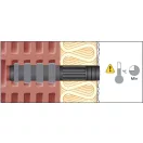 Celo 200M16AD ADAPTER RESITHERM BST MAGFÚRÓHOZ, 200 MM HOSZZÚ 1db/cs