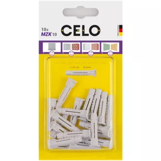   Celo 5641MZK10 BLISZTER - MZK UNIVERZÁLIS GALLÉROS MŰANYAG DŰBEL 6x41 - 10db 10db/cs