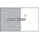 Celo 5641MZKWH5 BLISZTER - MZK UNIVERZÁLIS GALLÉROS MŰANYAG DŰBEL 6x41+4,4x69 KAMPÓS CSAVAR 5db/cs