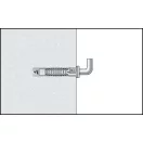 Celo 5641MZKWH5 BLISZTER - MZK UNIVERZÁLIS GALLÉROS MŰANYAG DŰBEL 6x41+4,4x69 KAMPÓS CSAVAR 5db/cs