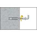 Celo 58MZKWH5 BLISZTER - MZK UNIVERZÁLIS GALLÉROS MŰANYAG DŰBEL 8x49+5,8x78 KAMPÓS CSAVAR 5db/cs
