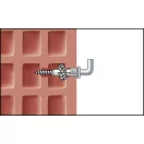 Celo 58MZKWH5 BLISZTER - MZK UNIVERZÁLIS GALLÉROS MŰANYAG DŰBEL 8x49+5,8x78 KAMPÓS CSAVAR 5db/cs