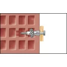 Celo 510MZKK5 BLISZTER - MZK UNIVERZÁLIS GALLÉROS MŰANYAG DŰBEL 10x60+7,0x80 HATLF CSAVAR 5db/cs