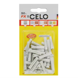   Celo 55FX50 BLISZTER - FX 5 UNIVERZÁLIS NYLON DŰBEL - 50db 50db/cs