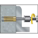 Celo 9L12ME BEÜTŐS BELSŐ MENETES SÁRGARÉZ DŰBEL M12 25db/cs