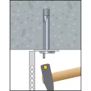 Celo 965DA MDA GYORSRÖGZÍTŐS BEÜTŐS TŰZÁLLÓ ACÉL FÖDÉMSZEG 6-5 T 100db/cs