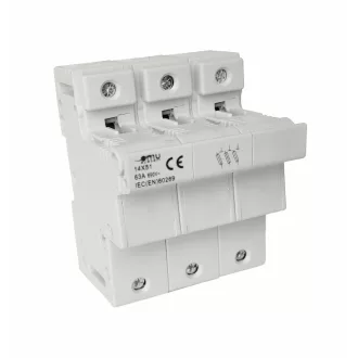   OMU system OM 14X51 olvadóbetéthez 3 pólusú biztosító aljzat 63A 690VAC EN60269