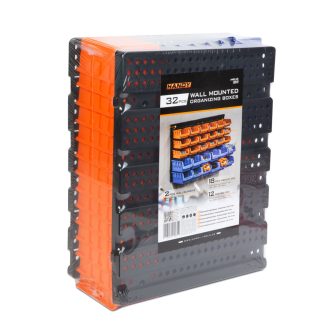   Handy 10949 Fali rendszerező dobozok - 32 műanyag doboz - 640x375x175 mm