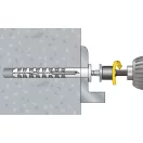 Celo 9X10115MFRFB "MFR" TOKRÖGZÍTŐ DÜBEL GALLÉROS+HATLF ITN, CSAVAR A4 INOX 10*115 50db/cs
