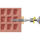 Celo 9X1060MFRSB "MFR" TOKRÖGZÍTŐ DÜBEL+HATLF ITN, ALÁTÉTES CSAVAR A4 INOX 10*60 50db/cs