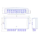 CRS 8P 4 String Tűzeseti DC leválasztó kapcsoló napelemes rendszerekhez 1000VDC 38A CRS005008P0