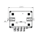 CRS 4P 2 String Tűzeseti DC leválasztó kapcsoló napelemes rendszerekhez 1000VDC 38A CRS005004P0 