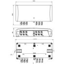 CRS 6P 3 String Tűzeseti DC leválasztó kapcsoló napelemes rendszerekhez 1000VDC 38A CRS005006P0 