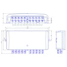 CRS 6P 3 String Tűzeseti DC leválasztó kapcsoló napelemes rendszerekhez 1000VDC 38A CRS005006P0