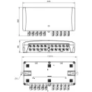 CRS 10P 5 String Tűzeseti DC leválasztó kapcsoló napelemes rendszerekhez 1000VDC 38A CRS005010P0