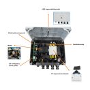 CRS 16P 8 String Tűzeseti DC leválasztó kapcsoló napelemes rendszerekhez 1000VDC 38A CRS005016P0 