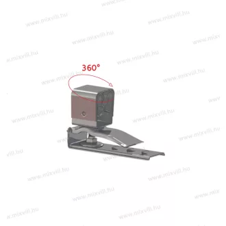   MGKNC-18M 108212 Tető-vezetéktartó rögzítőlappal 30-45mm 10mm köracélhoz forgatható fejjel