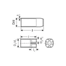 SKR5 80/30 5x70-5x150mm2 hőre zsugorodó kábel végelzáró Nexans GPH