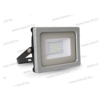  V-TAC SKU-5810 Prémium SMD SLIM LED reflektor 30W 3000K 120° vil. szög 2550lm fekete/szürke