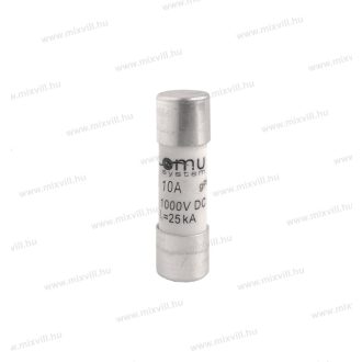   OMU System 10A 1000V DC Solar 10x38 PV hengeres olvadóbiztosító betét