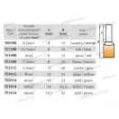 XBS TE1008 Iker érvéghüvely 1mm2
