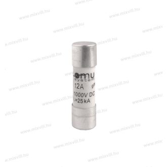   OMU System 12A 1000V DC Solar 10x38 PV hengeres olvadóbiztosító betét