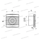 VENTS SILENTA 100SL Ventilátor golyóscsapággyal 7W 78m3/óra