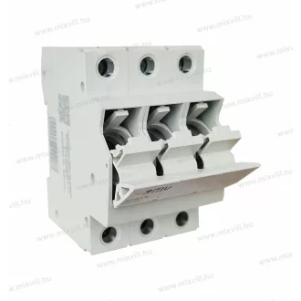   OMU system OM 10X38 3P 3 pólusú olvadó hengeres biztosíték aljzat 500V AC