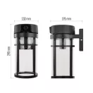 Emos H4074 Wi-Fi kamera forgatható GoSmart Lantern világosítással, fekete